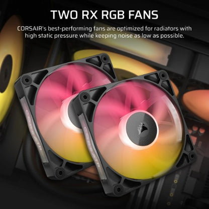 Corsair iCUE LINK TITAN 240 RX LCD Processor All-in-one liquid cooler 12 cm Black 1 pc(s)