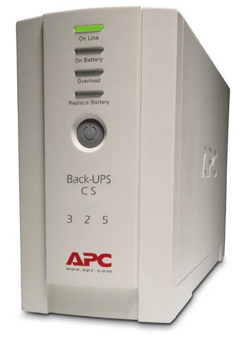 APC Back-UPS CS 325VA, 230V, without auto shutdown software, 4 IEC outlets (1 surge)