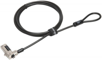Kensington Slim N17 Combination Laptop Lock for Wedge-Shaped Slots
