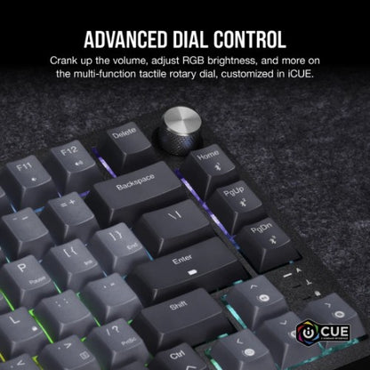 Corsair K65 PLUS WIRELESS keyboard Gaming RF Wireless UK English Black, Grey