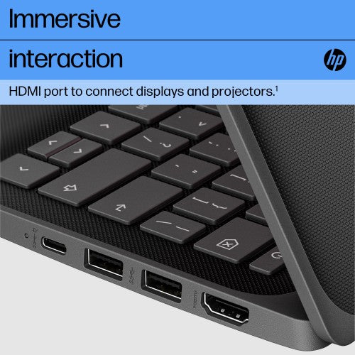 HP Fortis G1i Chromebook Intel® N N150 29.5 cm (11.6") HD 8 GB LPDDR5x-SDRAM 64 GB eMMC Wi-Fi 6 (802.11ax) ChromeOS Black