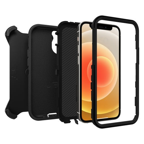 OtterBox Defender Series for Apple iPhone 12/iPhone 12 Pro, black