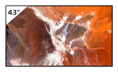 Sony BRAVIA FW-43BZ30P 43" High brightness 400 nit 4K HDR professional display with Deep Black Non-Glare Standard, flexible installation and enhanced usability