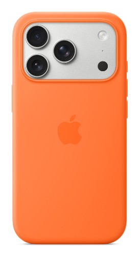 Apple iPhone 17 Pro Silicone Case with MagSafe – Orange