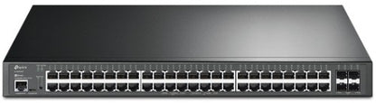TP-Link Omada 48-Port Gigabit and 4-Port 10GE SFP+ L2+ Managed Switch with 48-Port PoE+