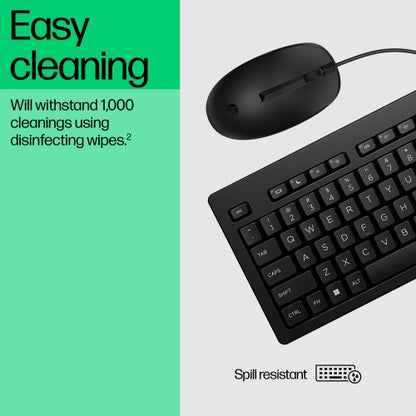 HP 225 Wired Mouse and Keyboard Combo