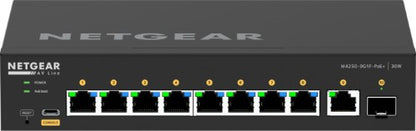 NETGEAR 8x1G PoE+ 110W 1x1G and 1xSFP Managed Switch