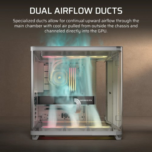 Corsair AIR 5400 RS-R ARGB Midi Tower White