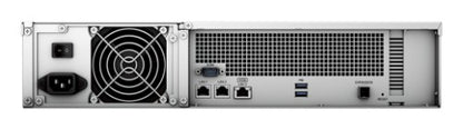 Synology RackStation RS2423+ NAS Rack (2U) Ryzen Embedded V1780B 8 GB DDR4 72 TB HDD DiskStation Manager Black