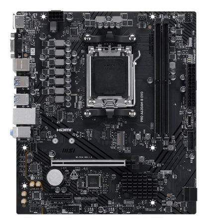 MSI PRO A620AM-B EVO motherboard AMD A620A Socket AM5 micro ATX