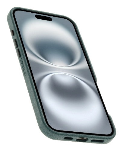 OtterBox Symmetry Series Cactus Leather for MagSafe for iPhone 16 Plus, Juniper Sprig