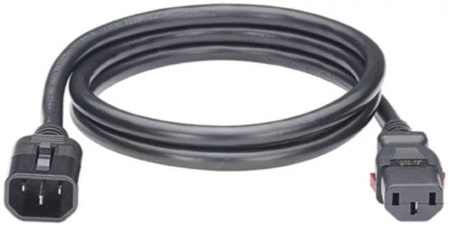 HPE C13 - C14 WW 250V 10Amp 2m Black Locking Power Cord