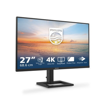 Philips 1000 series 27E1N1900AE/00 computer monitor 68.6 cm (27") 3840 x 2160 pixels 4K Ultra HD LCD Black