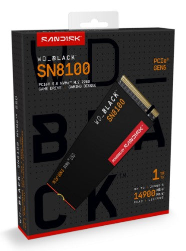 Western Digital Black WD_BLACK™ SN8100 NVMe™ SSD POWERED BY SANDISK 1 TB