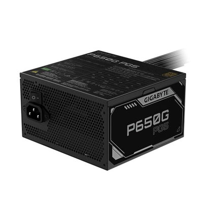 GIGABYTE P650G PCIE 5.1 Power Supply - PCIe 5.1, 80 PLUS Gold, 120mm Fan, ATX 3.1 compatible, EU Plug