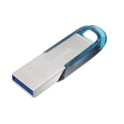 SanDisk Ultra Flair USB flash drive 32 GB USB Type-A 3.2 Gen 1 (3.1 Gen 1) Blue, Silver