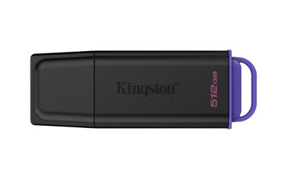 Kingston Technology DataTraveler 512GB Portable USB 3.2 Gen 1 Exodia Black/Purple