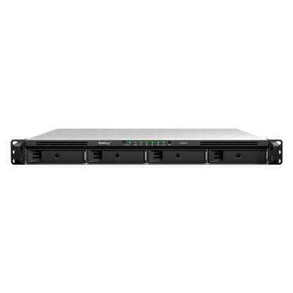 Synology RackStation RS826+ NAS/storage server Rack (1U) AMD Ryzen V1500B 4 GB DDR4 0 TB DiskStation Manager Black, Grey