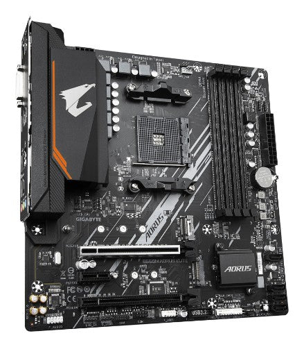 GIGABYTE B550M AORUS ELITE Motherboard - AMD Ryzen 5000 CPUs, 5+3 Phases VRM, up to 4733MHz DDR4, 1xPCIe 4.0 + 1xPCIe 3.0 M.2, 1GbE LAN, USB 3.2 Gen 1