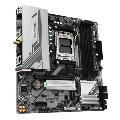 GIGABYTE B650M GAMING PLUS WIFI Motherboard - AMD Ryzen 9000 CPUs, 5+2+2 Phases VRM, up to 8000MHz DDR5, 2xPCIe 4.0 M.2, 2.5GbE LAN, WIFI 6E, USB 3.2 Gen 1