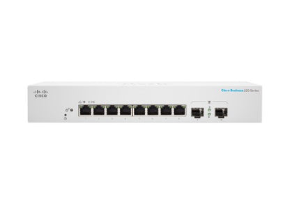 Cisco Business CBS220-8T-E-2G Smart Switch | 8 Port GE | 2x1G Small Form-Factor Pluggable (SFP) | 3-Year Limited Hardware Warranty (CBS220-8T-E-2G-UK)