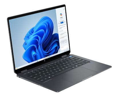 HP OmniBook Ultra Flip 14-fh0004na Copilot+ PC Intel Core Ultra 7 258V Laptop 35.6 cm (14") Touchscreen 3K 32 GB LPDDR5x-SDRAM 2 TB SSD Wi-Fi 7 (802.11be) Windows 11 Home Black, Grey