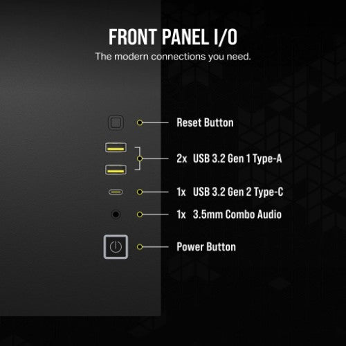 Corsair 2500X RGB Micro Tower Black