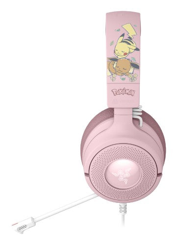 Razer Kraken V4 X – Pikachu & Eevee Edition Headset Wired Head-band Gaming USB Type-C / USB Type-A Pink