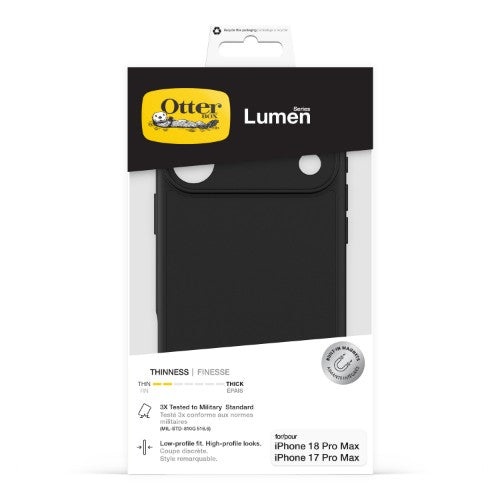 OtterBox Lumen Apple iPhone 18 Pro Max/17 Pro Max - black