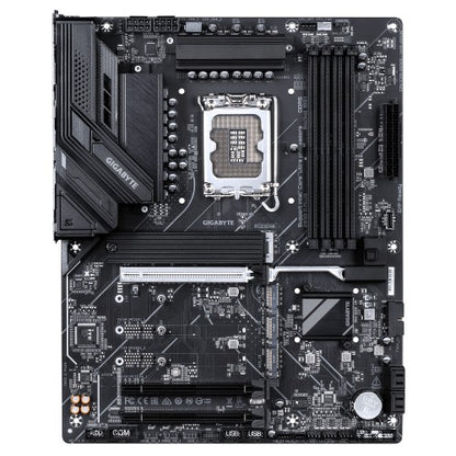 GIGABYTE Z890 D PLUS Motherboard - Supports Intel Core Ultra (Series 2) CPUs, 12+1+2 phases VRM, up to 9466MHz DDR5 (OC), 1xPCIe 5.0 M.2 + 3xPCIe 4.0 M.2, 2.5GbE LAN, USB 3.2 Gen 2