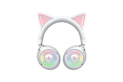 Razer Kraken Kitty V3 Pro - White Headset Wired & Wireless Head-band Gaming USB Type-A Bluetooth
