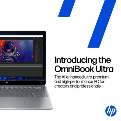 HP OmniBook Ultra Flip 14-fh0004na Copilot+ PC Intel Core Ultra 7 258V Laptop 35.6 cm (14") Touchscreen 3K 32 GB LPDDR5x-SDRAM 2 TB SSD Wi-Fi 7 (802.11be) Windows 11 Home Black, Grey