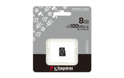 Kingston Technology 8GB microSDHC Industrial C10 A1 pSLC Card Single Pack w/o Adapter