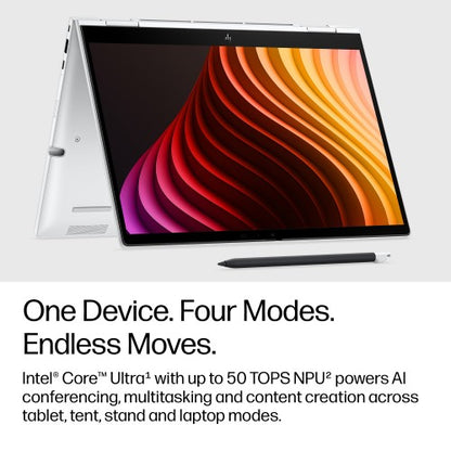 HP EB8FLG2I13AI U7 356H 1332GB/1TLTE Copilot+ PC Intel Core Ultra 7 Laptop 33.8 cm (13.3") Touchscreen WUXGA 32 GB LPDDR5x-SDRAM 1 TB SSD Wi-Fi 7 (802.11be) Windows 11 Pro Silver