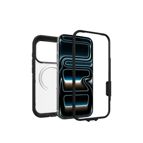 OtterBox Defender Pro XT Clear Series for Apple iPhone 17 Pro, transparent/black