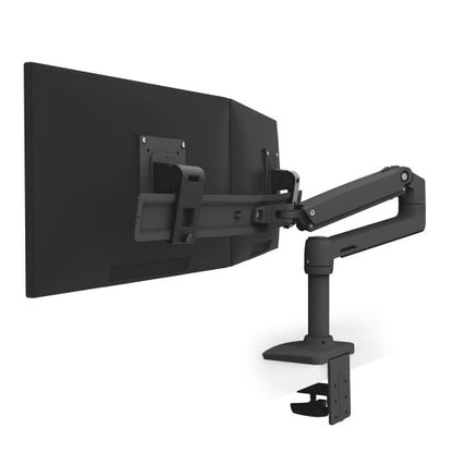 Ergotron LX Series 45-489-224 monitor mount / stand 63.5 cm (25") Desk Black