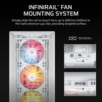 Corsair FRAME 5000D RS ARGB Midi Tower White