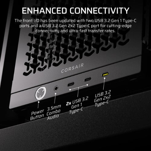Corsair FRAME 4000D LCD RS ARGB Midi Tower Black