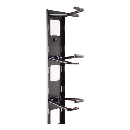 APC NetShelter Cable Management, Vertical Cable Manager, Cable Rings, Set of 8, Black, 55 mm x 766 mm x 85 mm