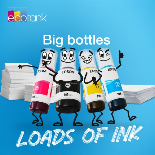 Epson C13T03R640/102 Ink bottle multi pack Bk,C,M,Y 127ml + 3x70ml Pack=4 for Epson ET-3700