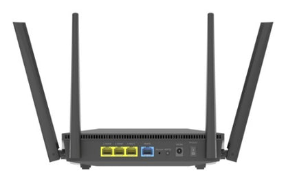 ASUS RT-AX52 Pro wireless router Gigabit Ethernet Dual-band (2.4 GHz / 5 GHz) Black
