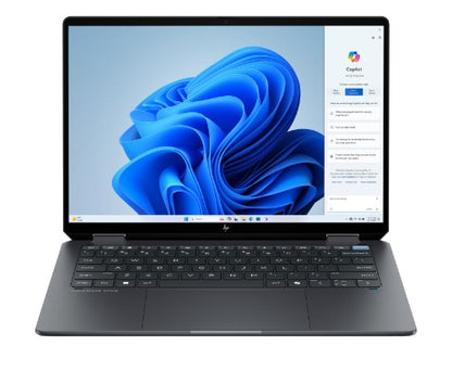 HP OmniBook Ultra Flip 14-fh0004na Copilot+ PC Intel Core Ultra 7 258V Laptop 35.6 cm (14") Touchscreen 3K 32 GB LPDDR5x-SDRAM 2 TB SSD Wi-Fi 7 (802.11be) Windows 11 Home Black, Grey
