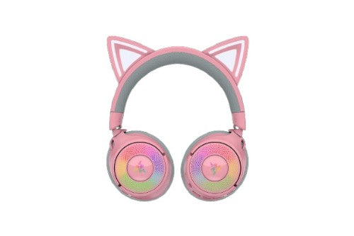 Razer Kraken Kitty V3 Pro - Quartz Headset Wired & Wireless Head-band Gaming USB Type-A Bluetooth Rose