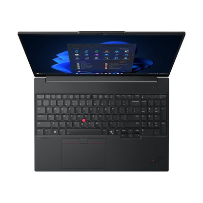 Lenovo ThinkPad E16 Gen 3 (Intel) Copilot+ PC Intel Core Ultra 5 226V Laptop 40.6 cm (16") WUXGA 16 GB LPDDR5x-SDRAM 512 GB SSD Wi-Fi 6E (802.11ax) Windows 11 Pro UK English Black